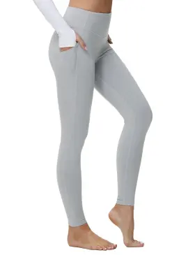 Baleafabh145a05wbl45704 Baleaf Womens Thermal Fleece Leggings High Waisted With Pockets M