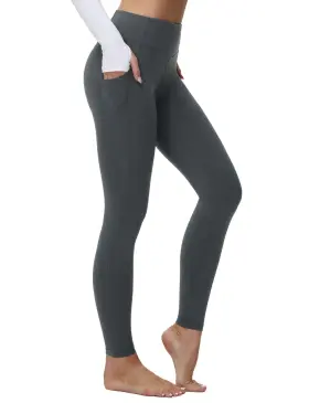 Baleafabh145a05wbl45705 Baleaf Womens Fleece Lined Leggings High Waisted Thermal Yoga Pants - Size L