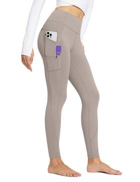 Baleaf Baleafbfy051awbb08e0508 Womens Fleece Lined Leggings With 5 Pockets Thermal Warm Winter Tights High