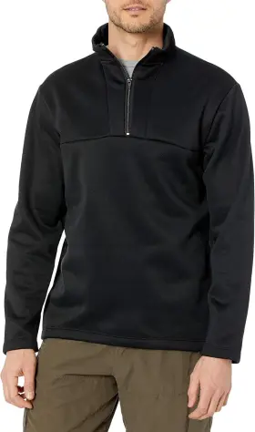 85zmlgbk Baselayer Mens Expedition Base Layer 1/4 Zip Mock Neck Top