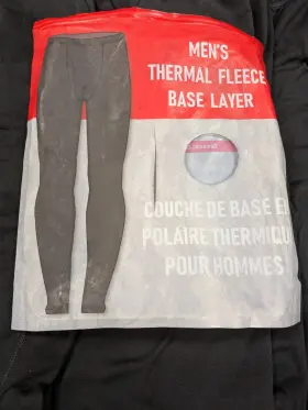 2xlt Bass Pro Shops 840194734165 Lot Of Three Thermal Fleece Base Layer Pants Mens Black