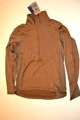 Beyond Clothing 888610076123 A2 Krios Coyote Pullover Polartec Power Grid Sz Large Regular
