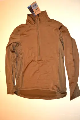 Beyond Clothing 888610076123 A2 Krios Coyote Pullover Polartec Power Grid Sz Large Regular