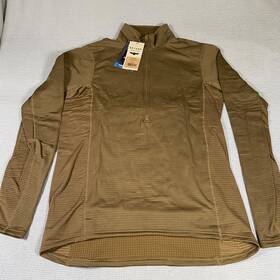 Beyond Clothing 888610076161 A2 Krios Crew Pullover Grid Fleece Polartec Power Coyote Xl Long