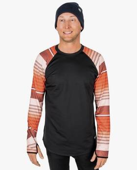 Blackstrap 661787889716 Nwt Mens Therma Crew Base Layer Top - Sz Large Board Shorts Stripe