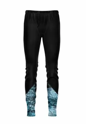 S-bl-a-m-p-thr-gligra-2-m Blackstrap New Therma Pant Mens Baselayer Bottoms Medium Bark Blue Black