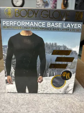 Body Glove 810135657334 Fleece Lined 2 Pc Insulated Warm Baselayer Sz Xl Gray