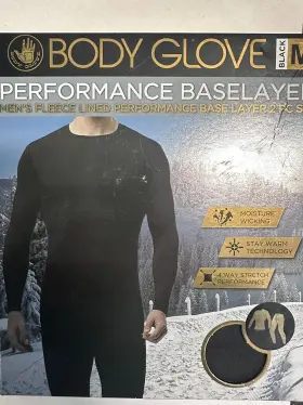 Body Glove 812335038838 Performance 2 Pc Base Layer Set Mens Medium New