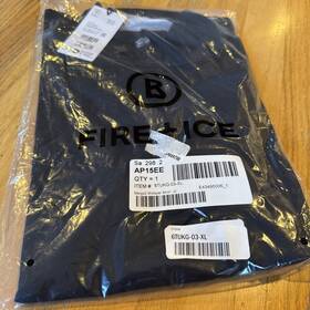 Bogner 064308936894 Margo 2 Shirt Midlayer Xl Deepest Navy Zip Neck1/4 Nwt