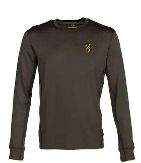 Browning 023614980681 Merino Crew Long Sleeve Base Layer Hunting Work Shirt Mens Size Large