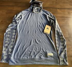 Burton 009521082107 New Womens Dryride Base Layer Midweight 200 Size Small Floata/modigo