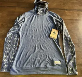 Burton 009521082107 New Womens Dryride Base Layer Midweight 200 Size Small Floata/modigo