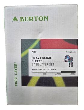 Burton 13213106961 New Kids Heavyweight Fleece Base Layer Set Graphic Mix Pattern Medium