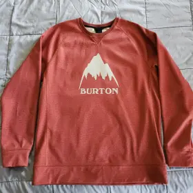 16465 Burton Crown Bonded Crew Tandori Heather Fleece Lined Pullover Mens Xl