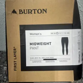 Burton 190450245318 Women S Base First Layer Midweight Pant - Black Small
