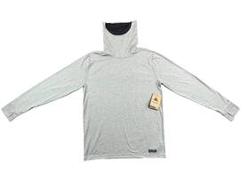 Burton 193177001786 Nwt Midweight Long Neck Base Layer Mens Xl Gray Heather