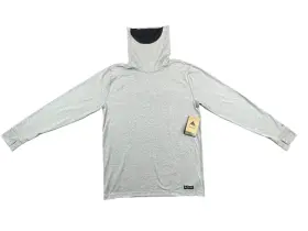 Burton 193177001786 Nwt Midweight Long Neck Base Layer Mens Xl Gray Heather