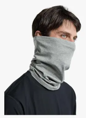 Burton 193177020466 Mens First Layer Midweight Neckwarmer Heather Gray