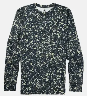 Burton 193177752442 65 Men S Midweight Base Layer Crewneck Shirt- Sediment Camo-medium-new