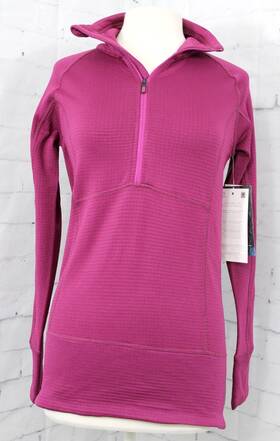 Burton 632059900378 Ak Lift Half Zip Pullover Fleece Long Sleeve Top Womens Small Poison New