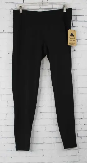 Burton 632059970005 Wool Midweight First Layer Pants Womens Xl Black Heather New