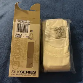 Cabelas 400363591908 Womens Xl Base Layer Crew Shirt Silk Series Cream New Open Box