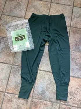 Cabelas 809579542160 New Xl Underwear Men Thermastat Base Layer Polar Weight Green Elastic