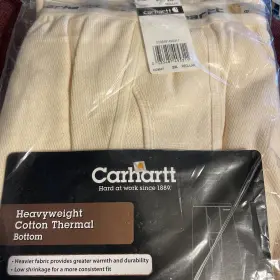 Carhartt 035481495311 Mens Heavyweight Cotton Thermal Bottom 2xl Regular New In Package