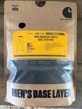 Carhartt 061492037608 Force Midweight Waffle Base Layer Pant Xl Tall