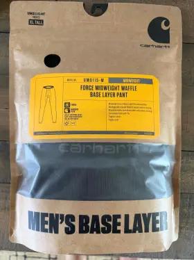 Carhartt 061492037608 Force Midweight Waffle Base Layer Pant Xl Tall