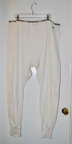 100640-103 Carhartt Nwt Mens Big And Tall Ivory Base Force Cotton Cold Weather Bottoms 4xl