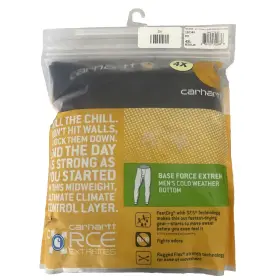 Carhartt 889192302686 Mens Base Force Extremes Cold Weather Bottom -size 4x- New