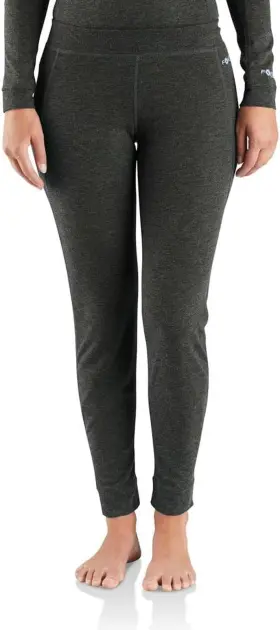 Uh0182-w Carhartt Base Layer Womens Force Heavyweight Synthetic Wool-blend Fleece Pant