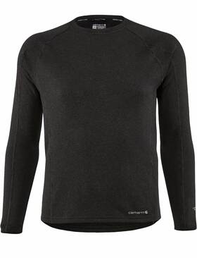 Carhartt Uh0175-m Force Heavyweight Synth Merino Wool Base Layer Crew Top 3xl-tall Men