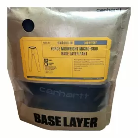 Um0106-m Carhartt Base Layer Men S Pants Xl Black Stay Warm Comfort