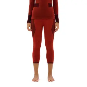 Cep 099787863300 Ski Merino Wool 3/4 Base Tights Aubergine/red Women Md