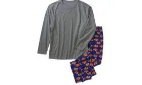 Champion 636458120948 Chabase Layer Top And Base Pants Set - Long Sleeve For Women Grey Xl