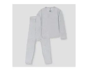 Champion C9 617914022730 Girls Size Large 10/12 Warm Baselayer Top And Pant Set Duo Dry