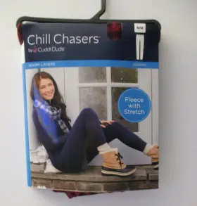 Chill Chasers 196194585628 Cuddl Duds Womens Fleece With Stretch Leggings Size Medium 10/12
