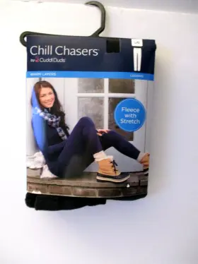 Chill Chasers 196194585710 Cuddl Duds Womens Fleece With Stretch Leggings Size Large 14-16