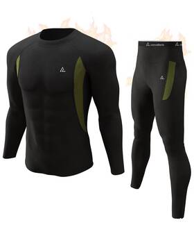 Cl Convallaria C1104y-5 Mens Thermal Underwear Set Long Johns For Men Winter Hunting Gear Sport Base