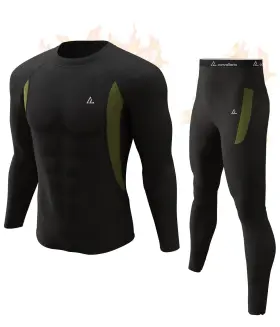 C1104y-5 Cl Convallaria Mens Thermal Underwear Set Long Johns For Men Winter Hunting Gear Sport Base
