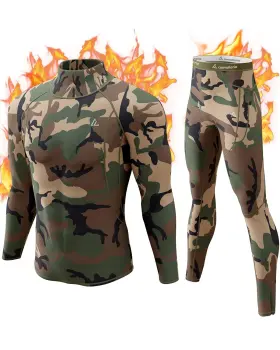 Yx-18-cm-tn-nf-xl Cl Convallaria Mens Thermal Long Johns Set - Winter Base Layer For Outdoor Sports