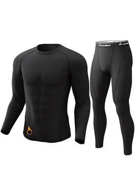Cl Convallaria Yx-22-bk-cn-nf-mw-l-new Thermal Underwear For Men Long Johns Winter Hunting Gear Sport Skiing Base La