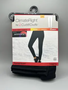 Climateright 197117501824 Climaterightcuddl Duds Womens Size L Legging Base Layer Bottoms Warmest
