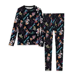 Climateright 769137910551 Climate Right Boys Space Jam Top And Bottom Thermal Set Medium 8-10