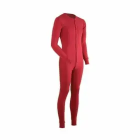 Coldpruf 091641147025 Mens Authentic Base Layer Union Suit - Red Large 42-44