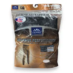 Coldpruf 091641147889 Extreme Performance Base Layer Bottom Mens Large -black Thermal Pants