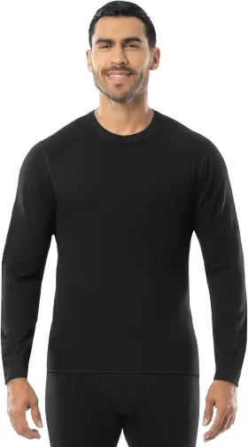 Coldpruf 091641149104 Mens Basic Dual Layer Long Sleeve Crew Neck Base Top Sz S 34-36