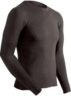 Coldpruf 091641154801 Platinum Mens Base Layer Top - Black Medium